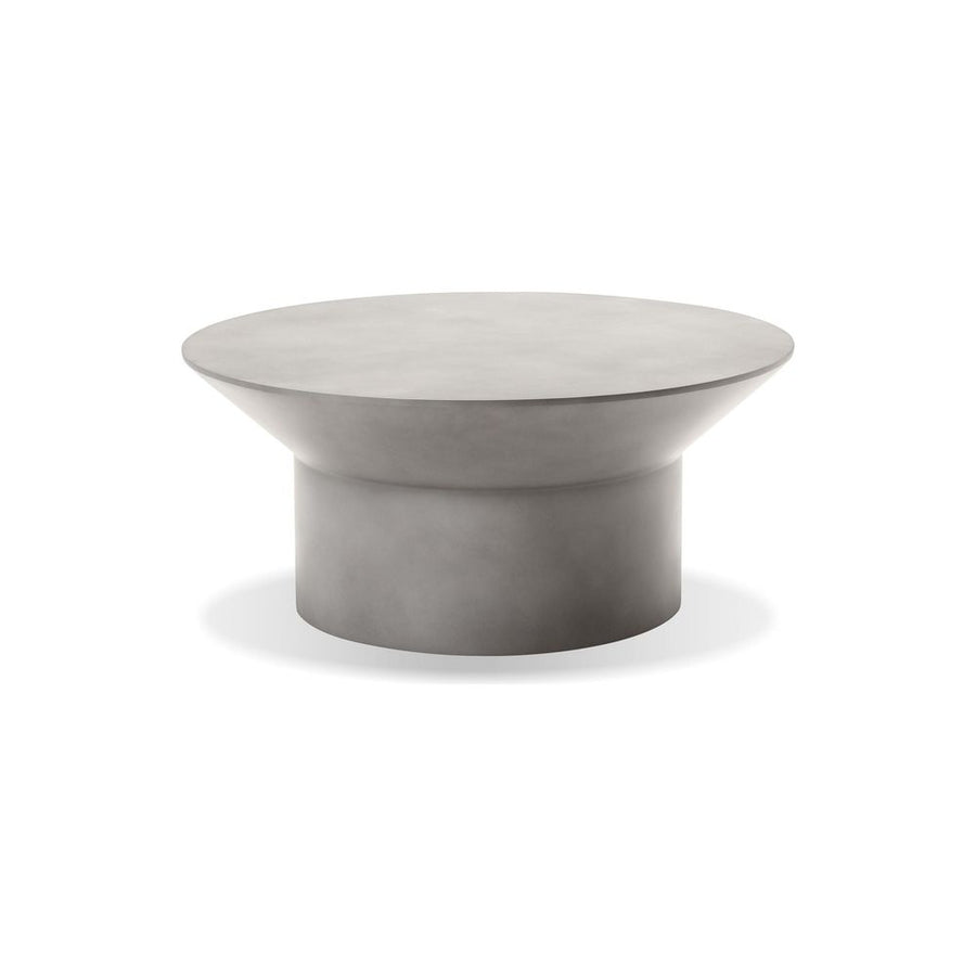 Outdoor Coffee Tables Boracay Coffee Table Grey Fiber Cement Epoxy, Solid Surface Base Indoor-Outdoor