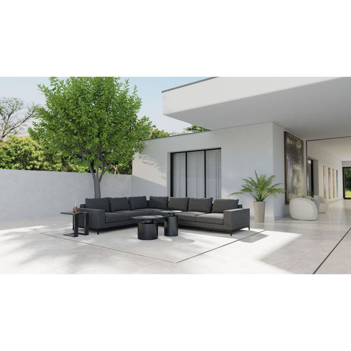Coffee Tables Rook Coffee Table Matte Black Aluminum