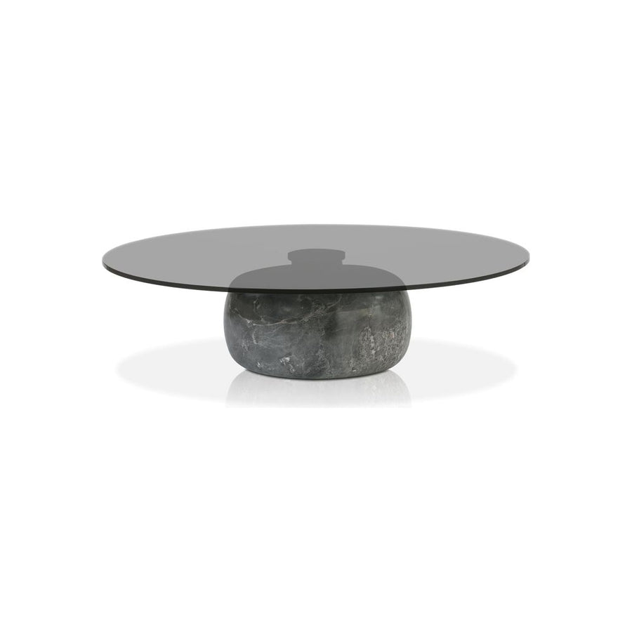 Coffee Tables Skip Coffee Table Smoke Glass Grey Marble