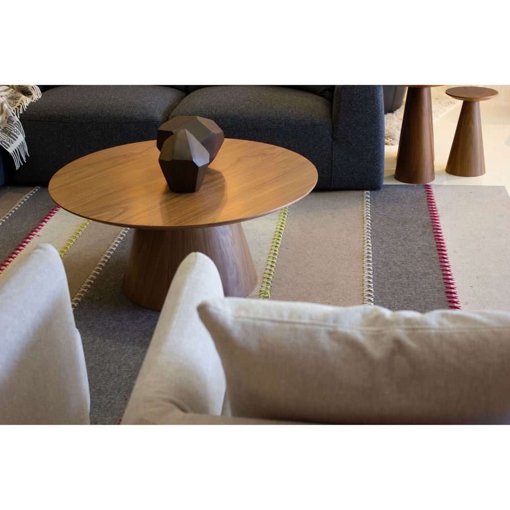 Coffee Tables Tower Coffee Table Walnut Veneer