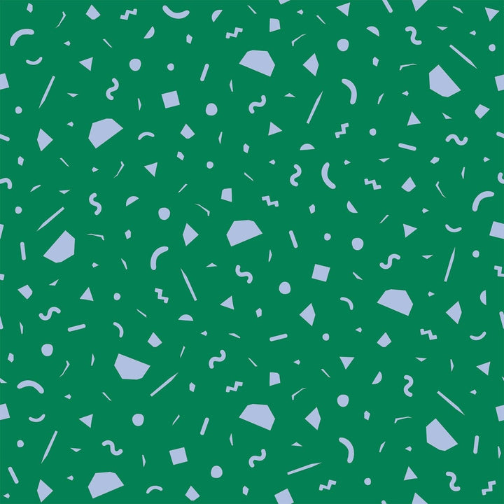 Confetti Wallpaper-Mitchell Black-WCPK103-GR-PM-10-Wall PaperPatterns Green-Premium Matte Paper-1-France and Son