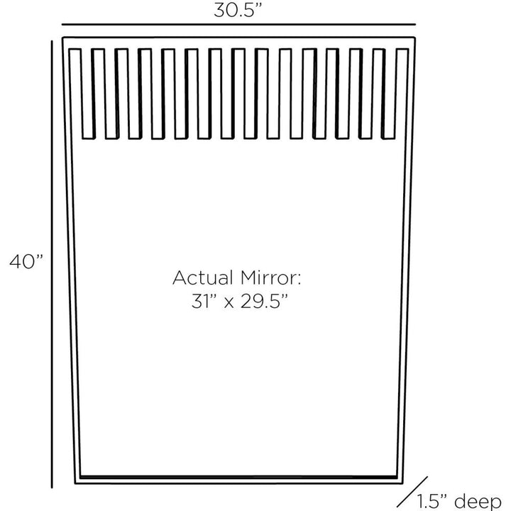 Fernleigh Mirror - Black