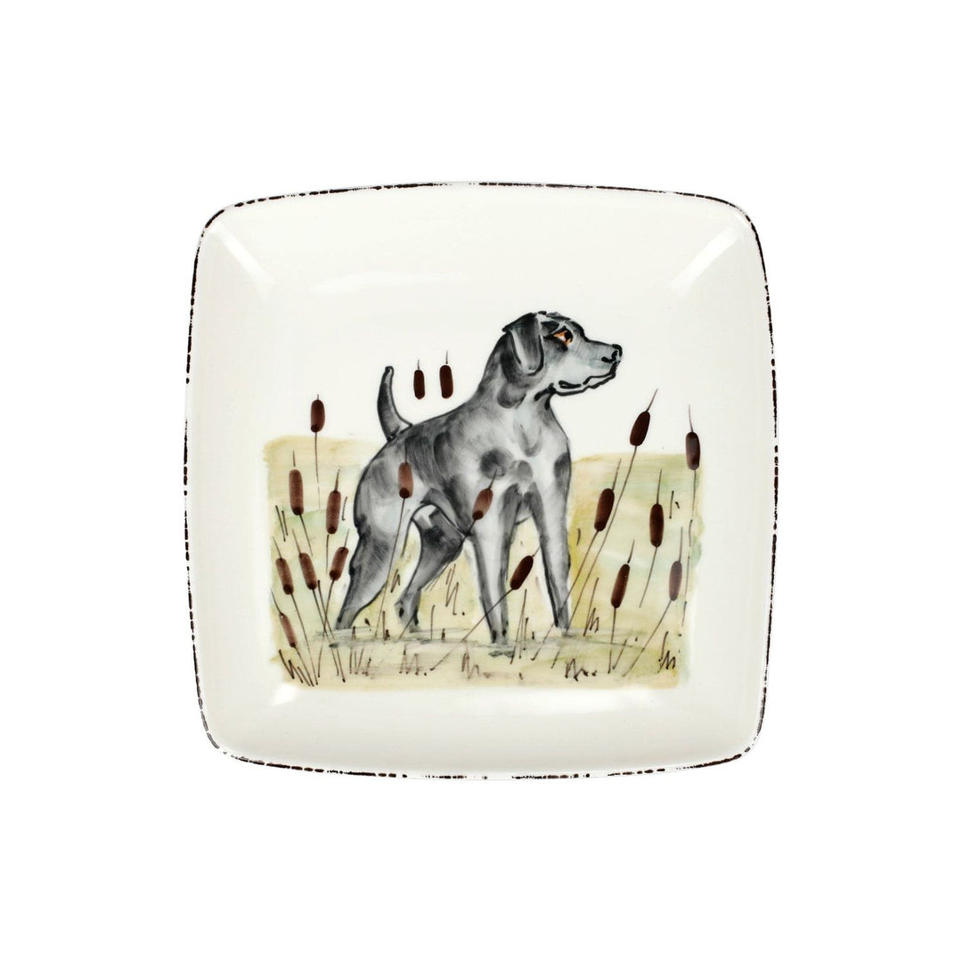 Wildlife Hunting Dog Square Platter - Default Title