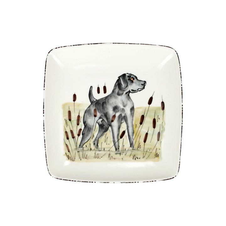 Wildlife Hunting Dog Square Platter - Default Title