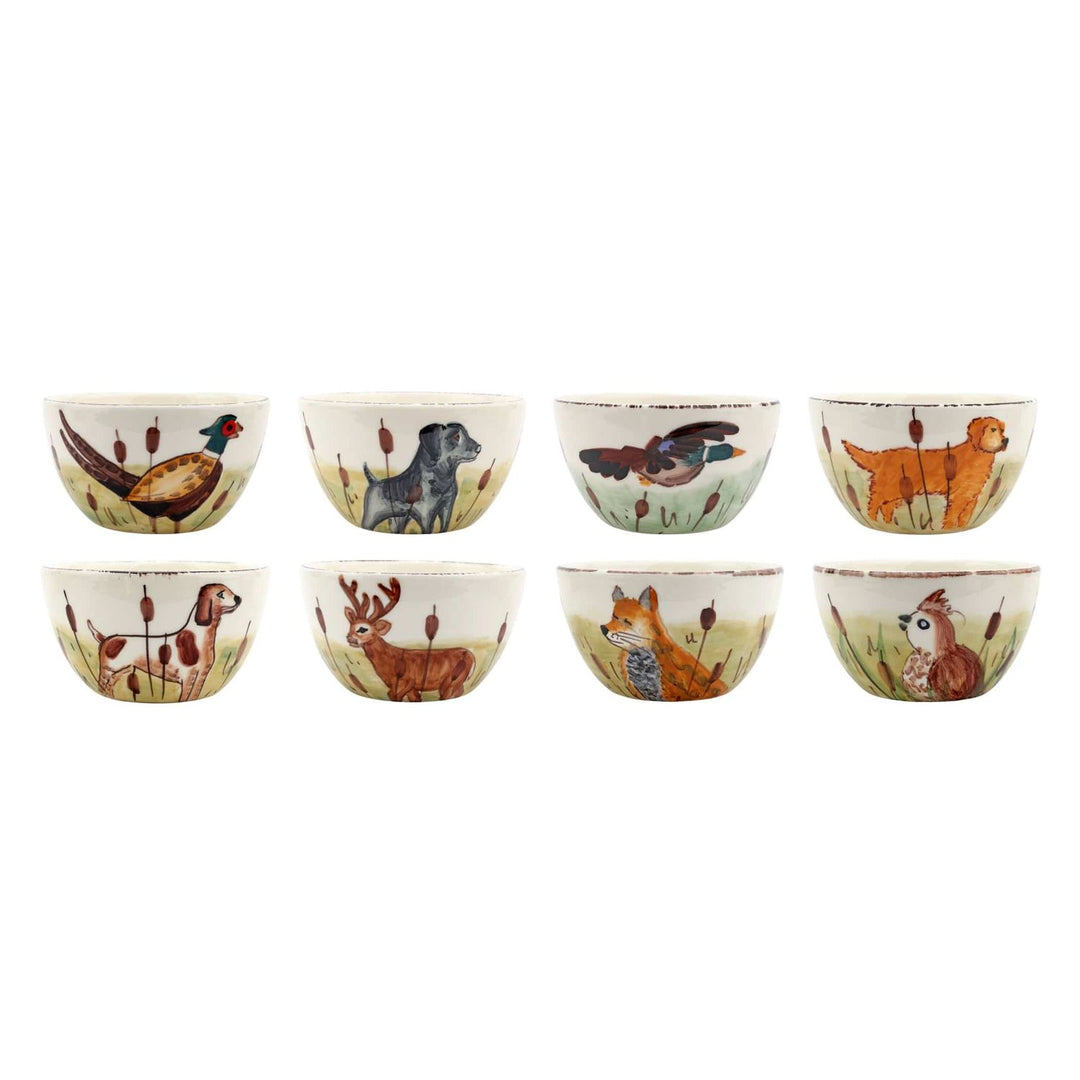 Wildlife Assorted Cereal Bowls - Set of 8 - Default Title