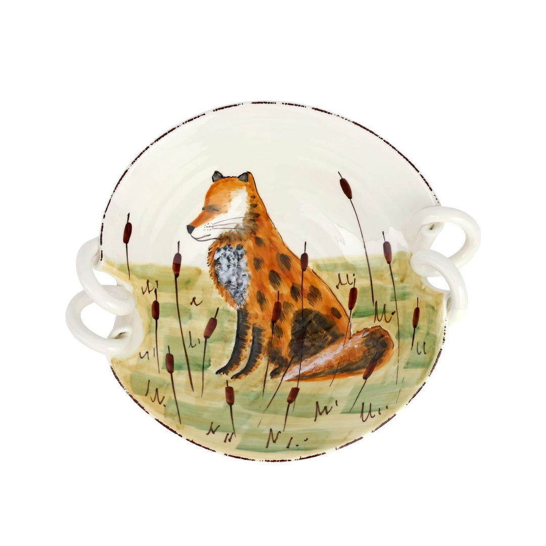 Wildlife Fox Handled Bowl - Default Title