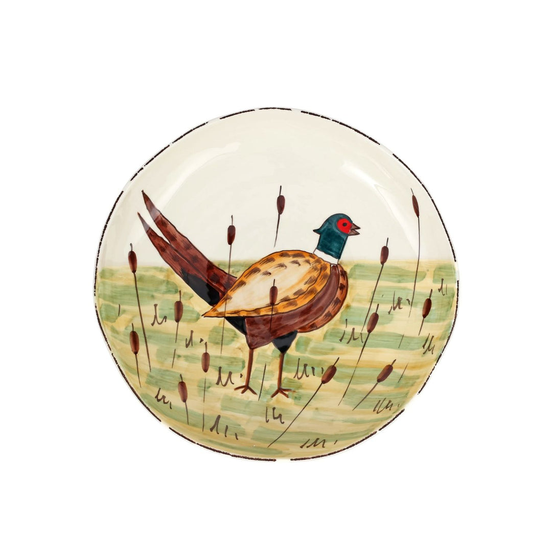 Wildlife Pheasant Shallow Bowl