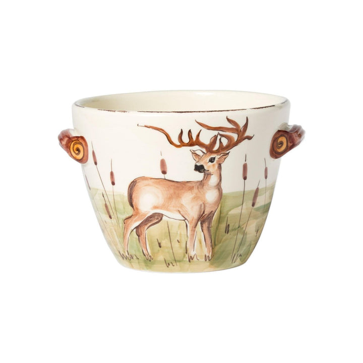 Wildlife Deer Handled Serving Bowl - Default Title