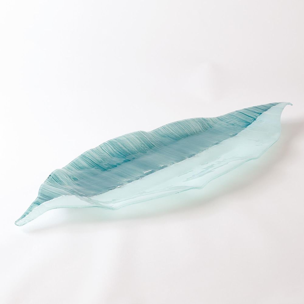 Decor Table Leaf-Blue/Light Blue