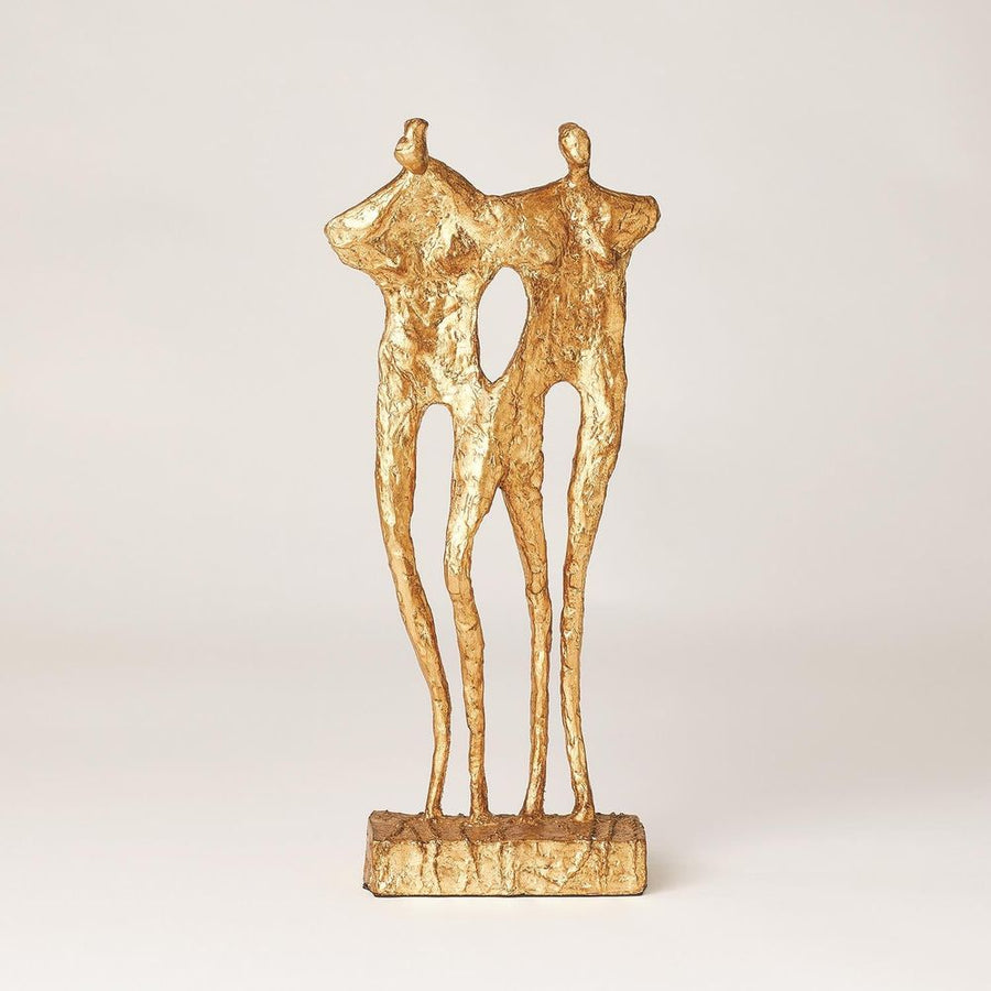 Decorative Objects Couple-Gold Leaf
