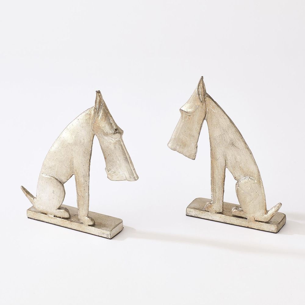 Bookends Scottie Bookends-Silver