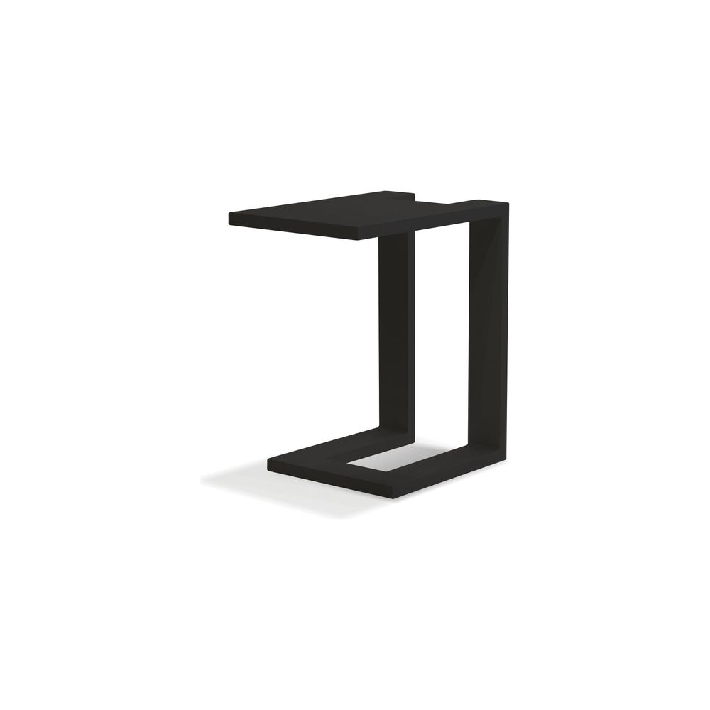 Outdoor Side Tables Ambleside End Table Black Aluminum Indoor-Outdoor