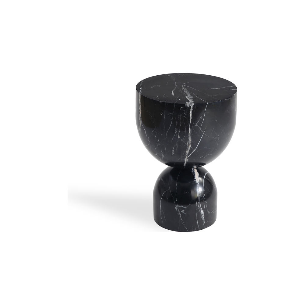 Side Tables Apothecary Low End Table Black Marble