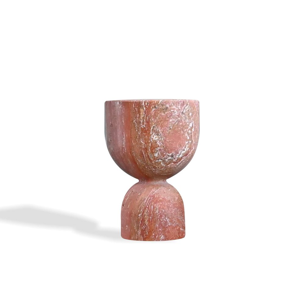 Side Tables Apothecary Low End Table Red Travertine