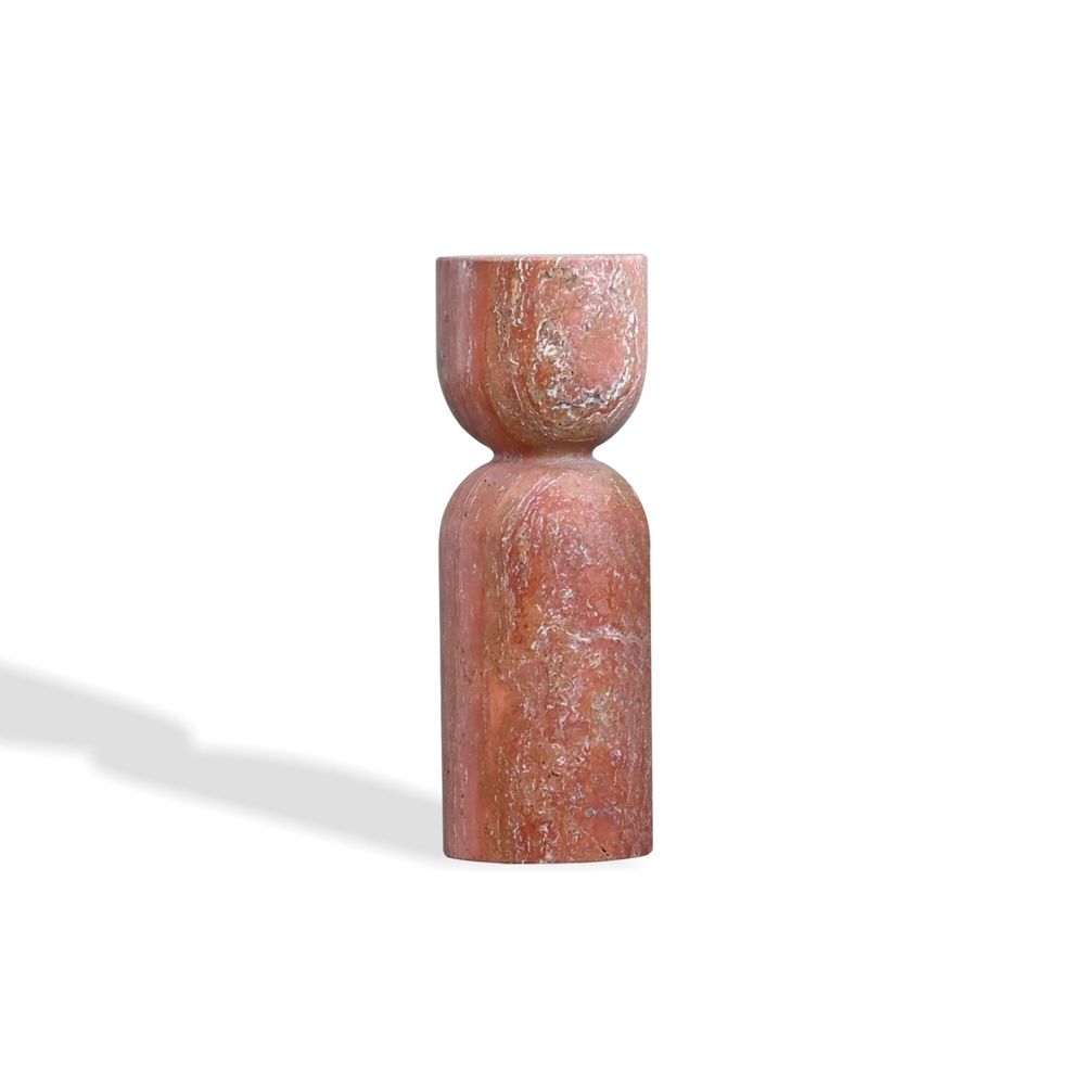 Side Tables Apothecary Tall End Table Red Travertine