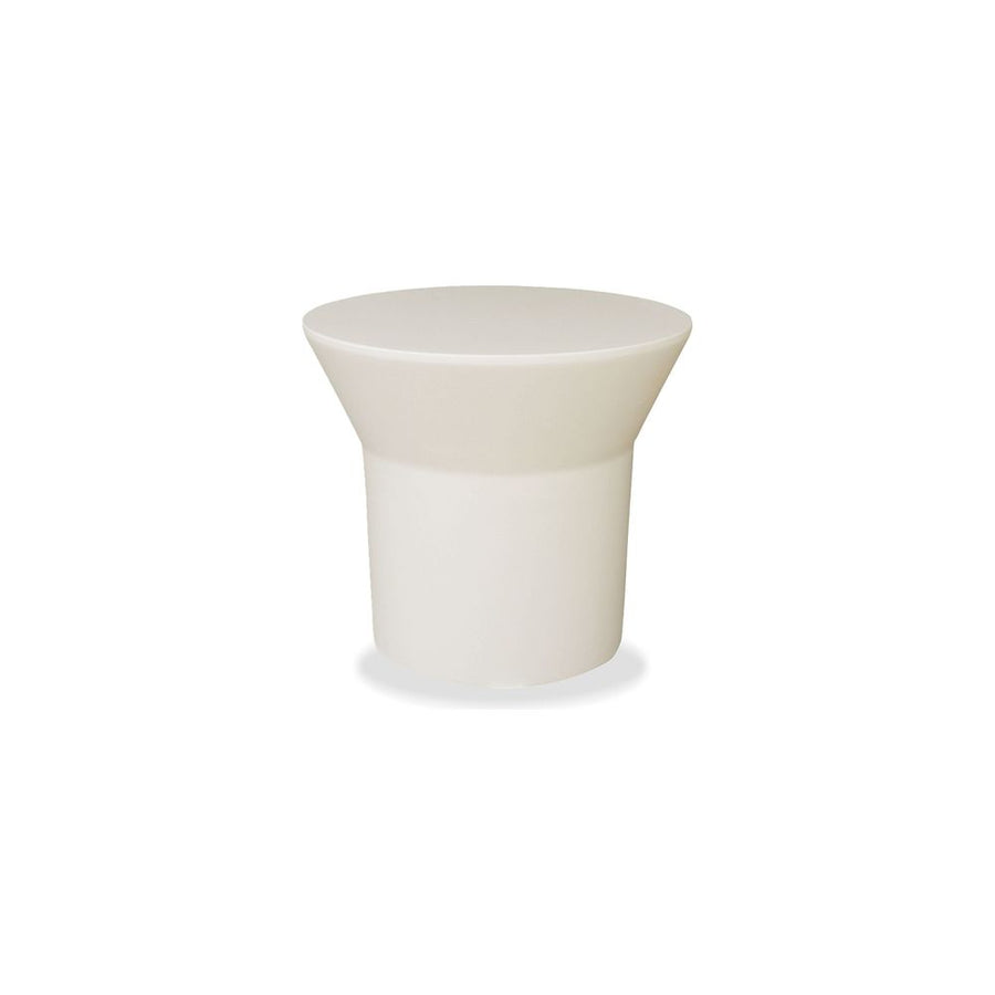 Outdoor Side Tables Boracay End Table Tapioca Mas Epoxy Solid Surface Base Indoor-Outdoor