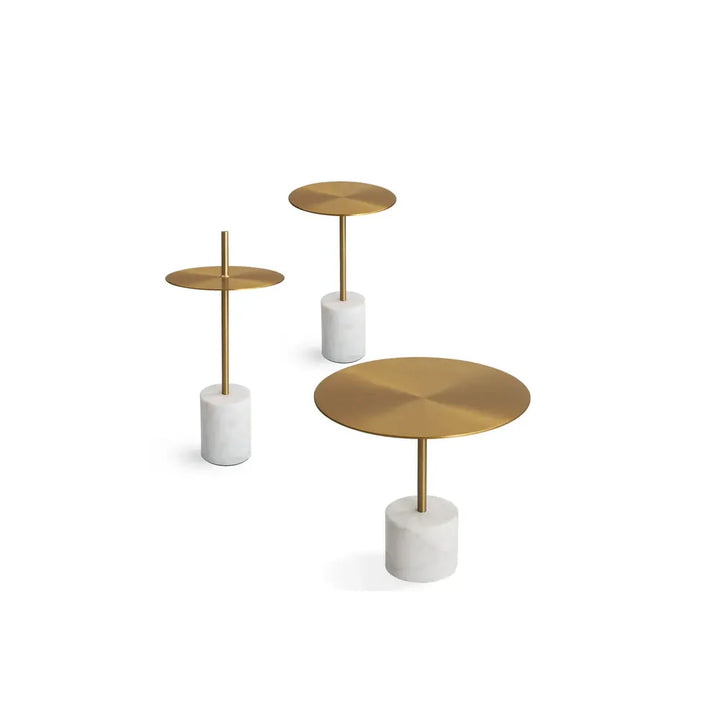 Side Tables Circulo Medium End Table In White