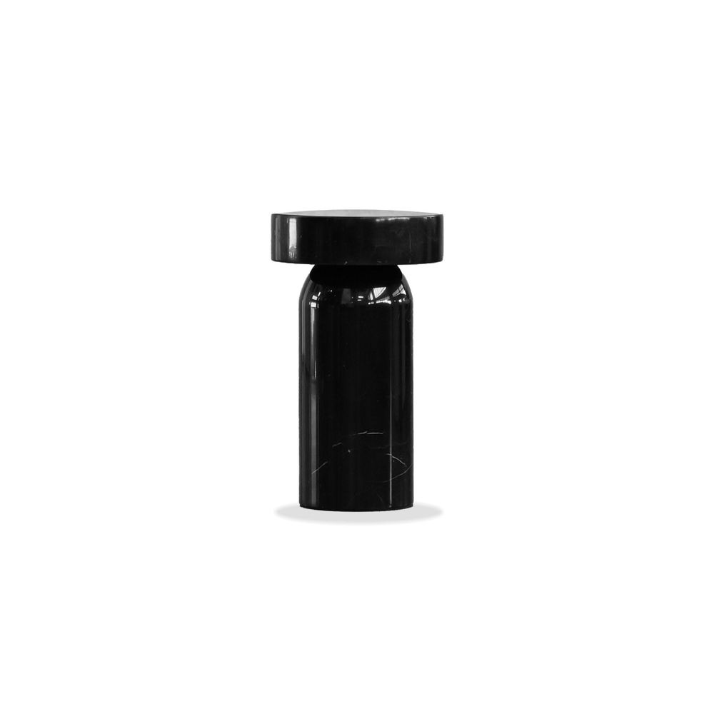 Side Tables Duro Tall End Table Black Marble