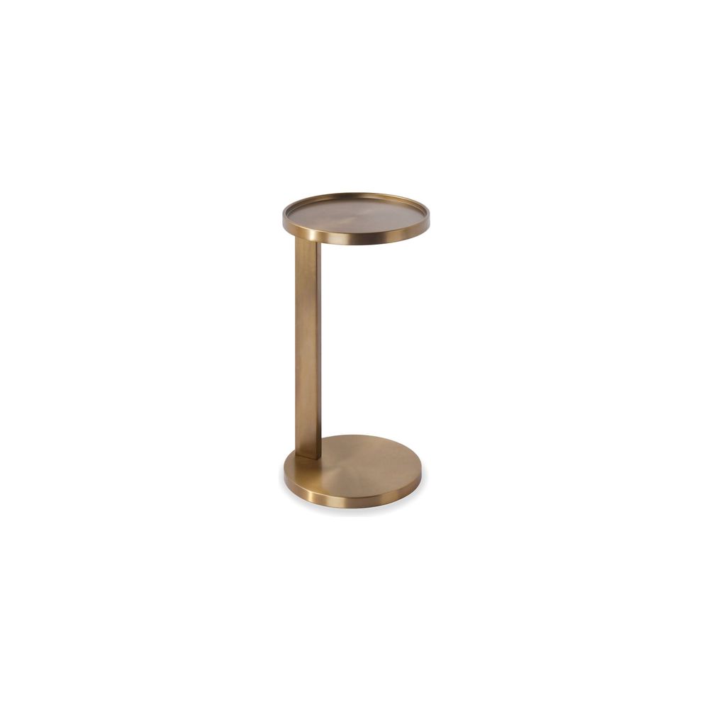 Side Tables Rookie End Table Brass Aluminum