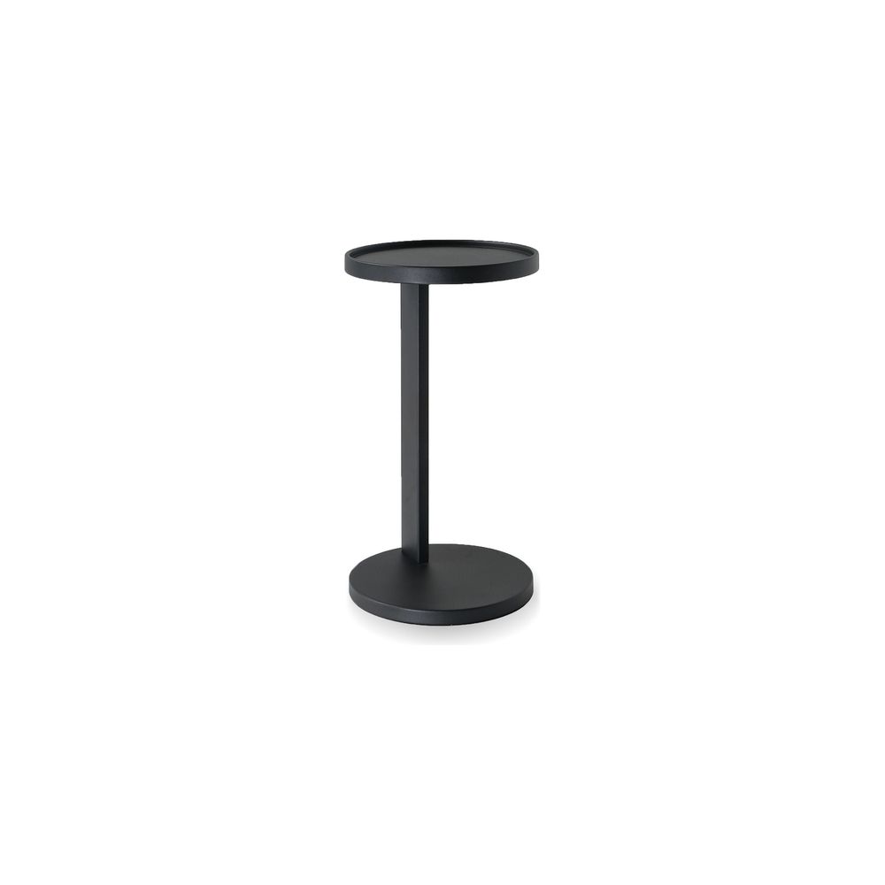 Side Tables Rookie End Table Matte Black Aluminum