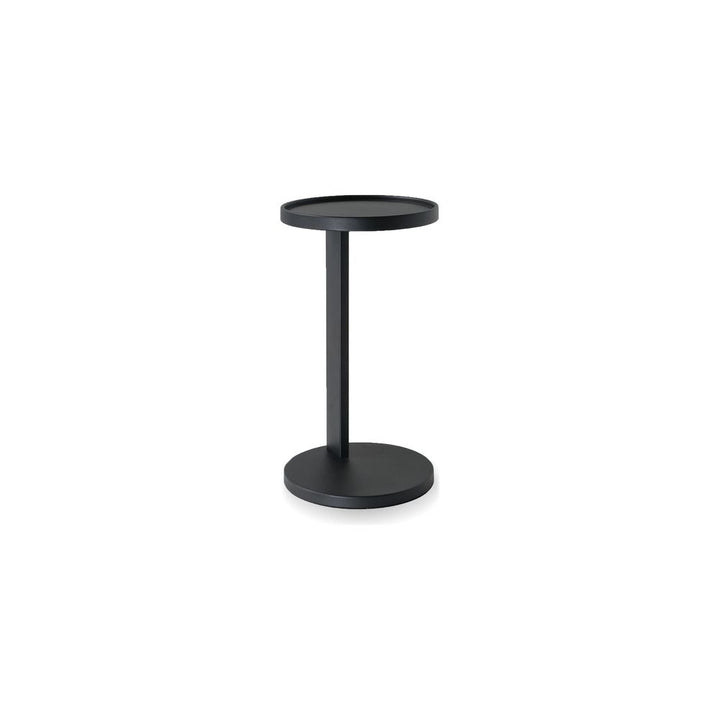 Side Tables Rookie End Table Matte Black Aluminum