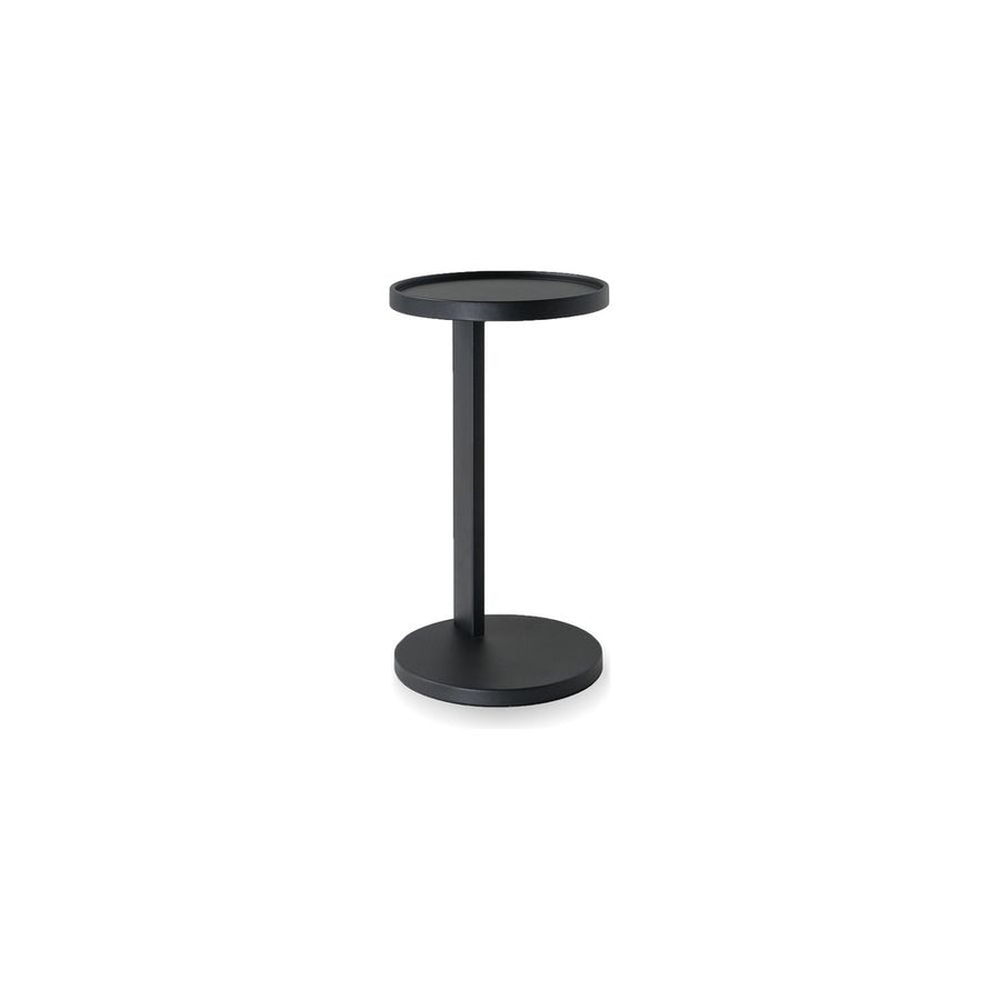 Side Tables Rookie End Table Matte Black Aluminum