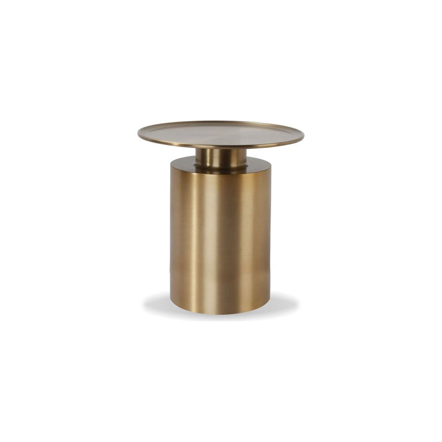 Side Tables Rook End Table Brass Aluminum