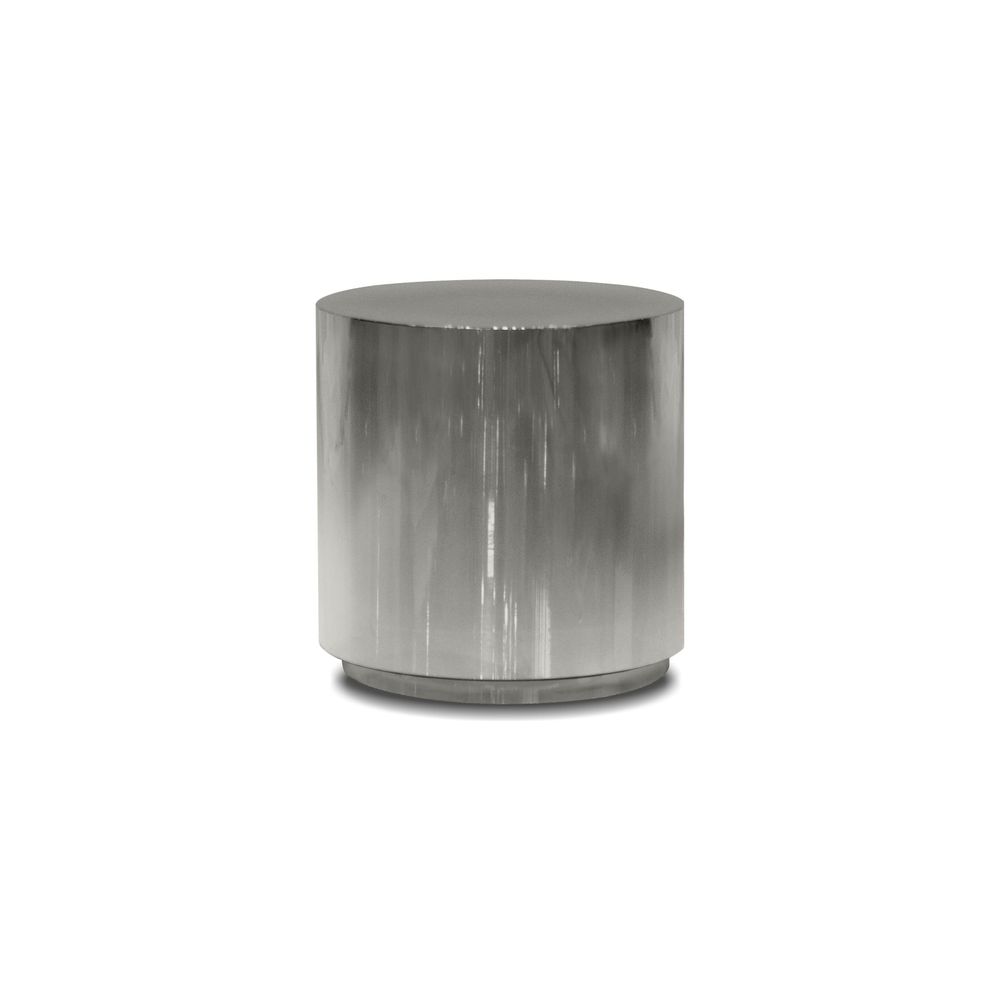 Side Tables Sphere End Table Black Polished Stainless Steel