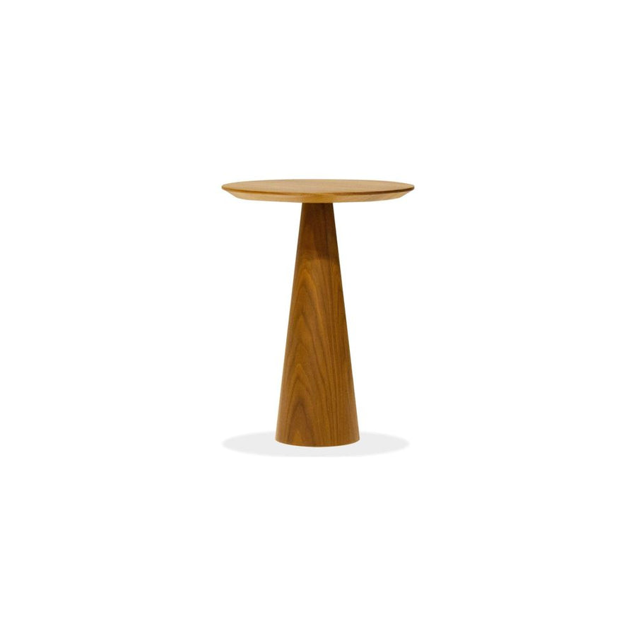 Side Tables Tower Tall End Table Walnut Veneer