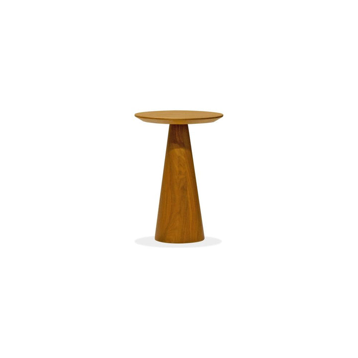 Side Tables Tower Medium End Table Walnut Veneer