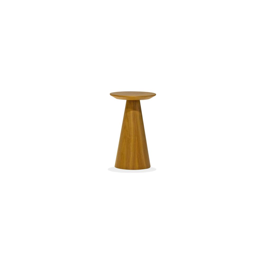 Side Tables Tower Low End Table Walnut Veneer