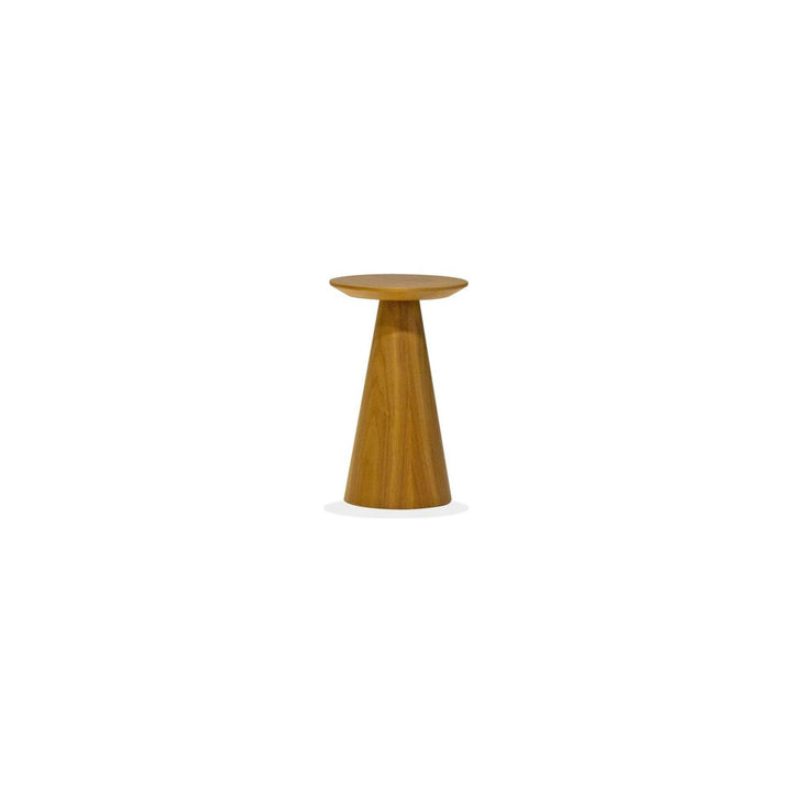 Side Tables Tower Low End Table Walnut Veneer