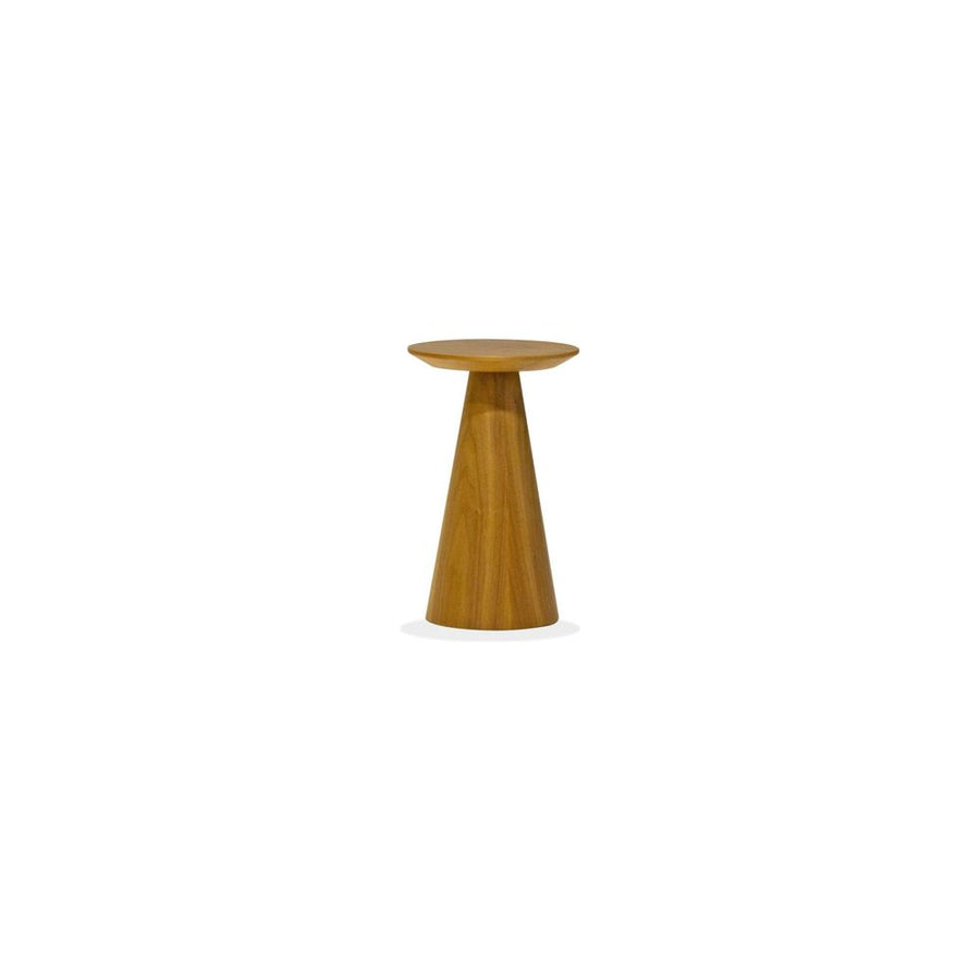 Side Tables Tower Low End Table Walnut Veneer