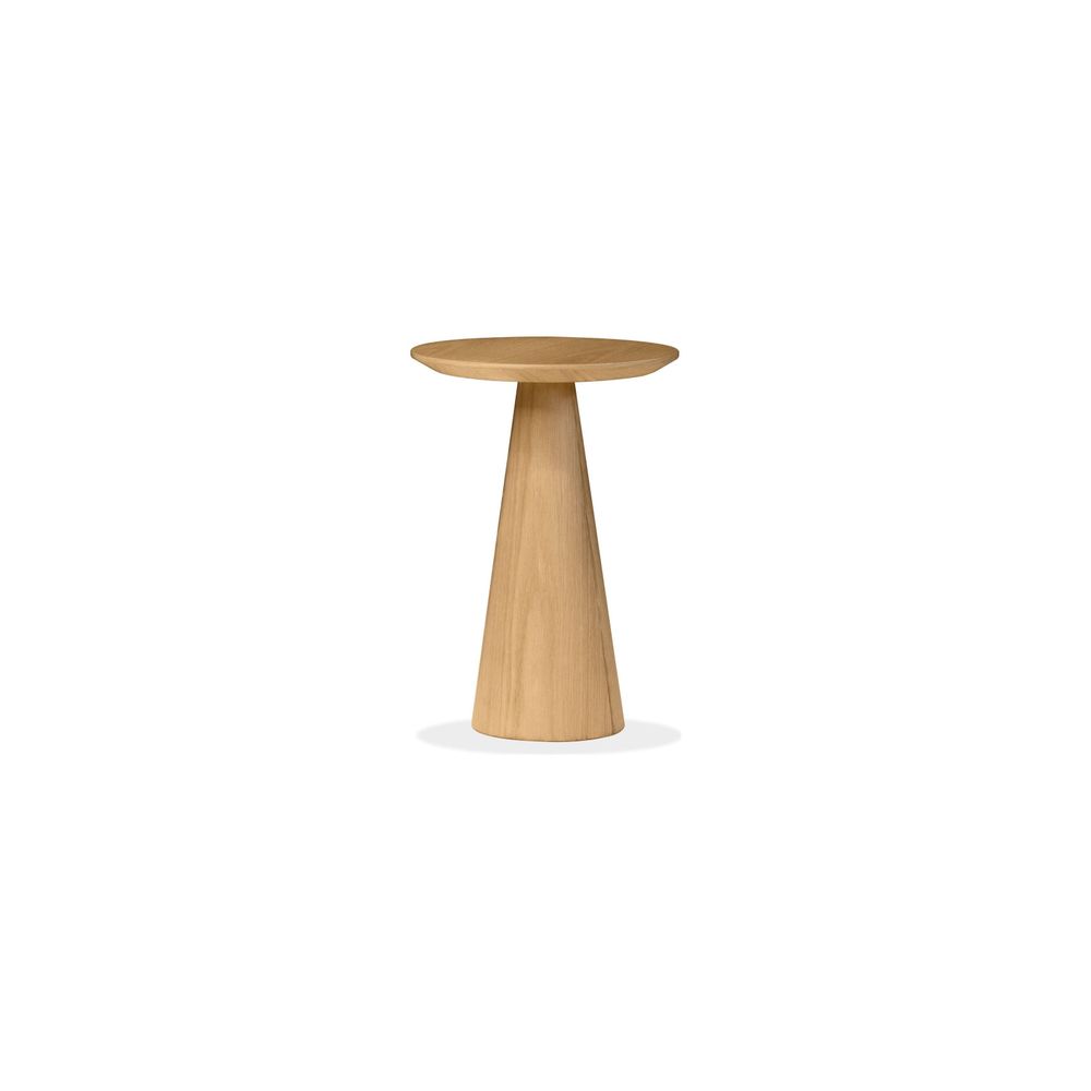 Side Tables Tower Medium End Table White Oak Veneer