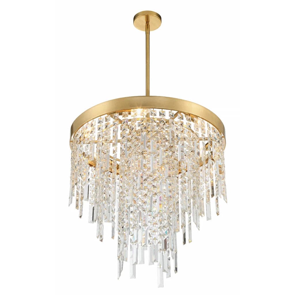 Winfield 6 Light Chandelier-Crystorama Lighting Company-CRYSTO-WIN-216-GA-CL-MWP-ChandeliersRound-1-France and Son