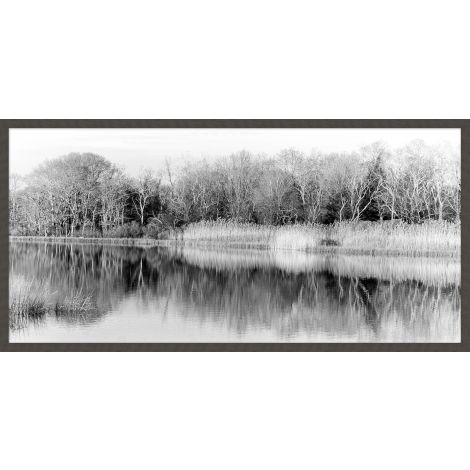 Riverbank Reflection-Wendover-WEND-WLA2056-Wall Art-1-France and Son