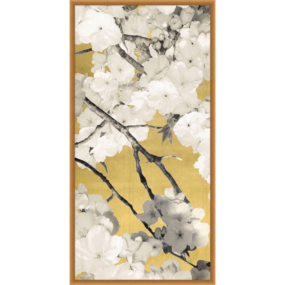 Wall Art Gold Bloom Triptych 1
