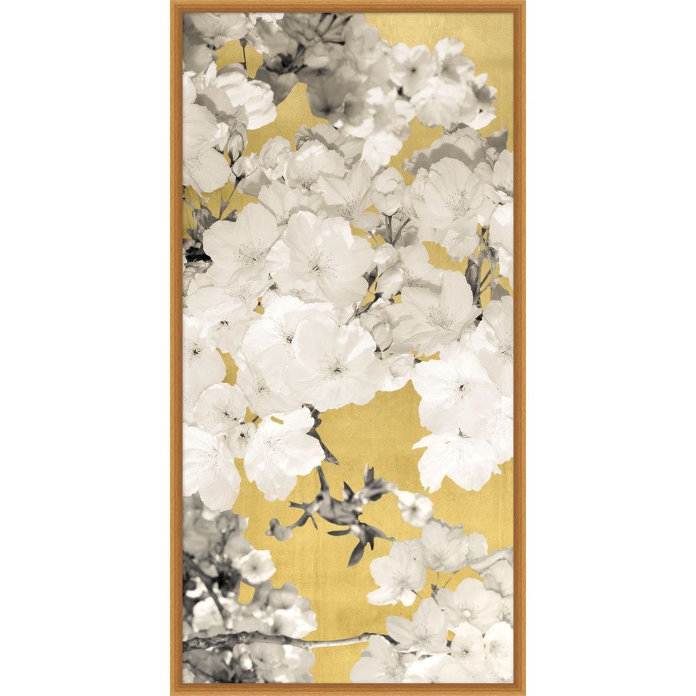 Wall Art Gold Bloom Triptych 2