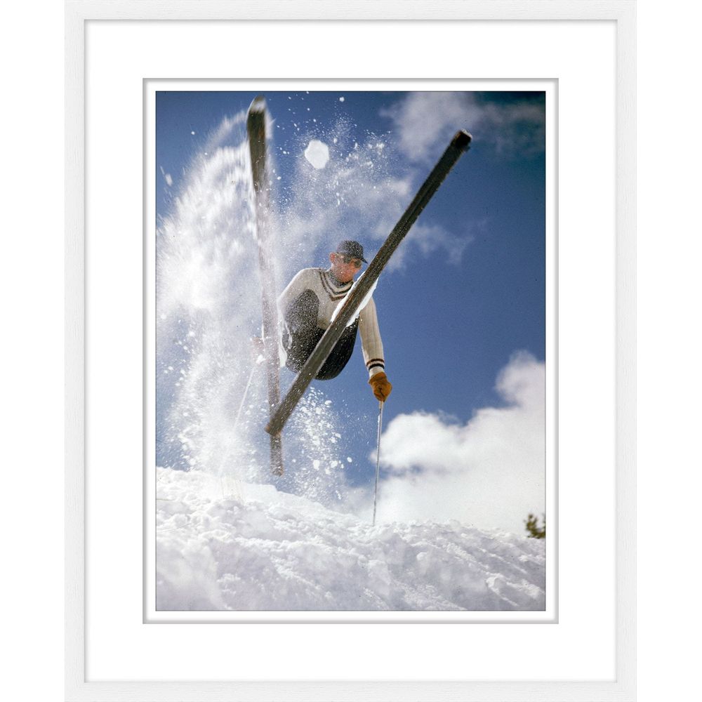 Wall Art Blue Sky Ski 1