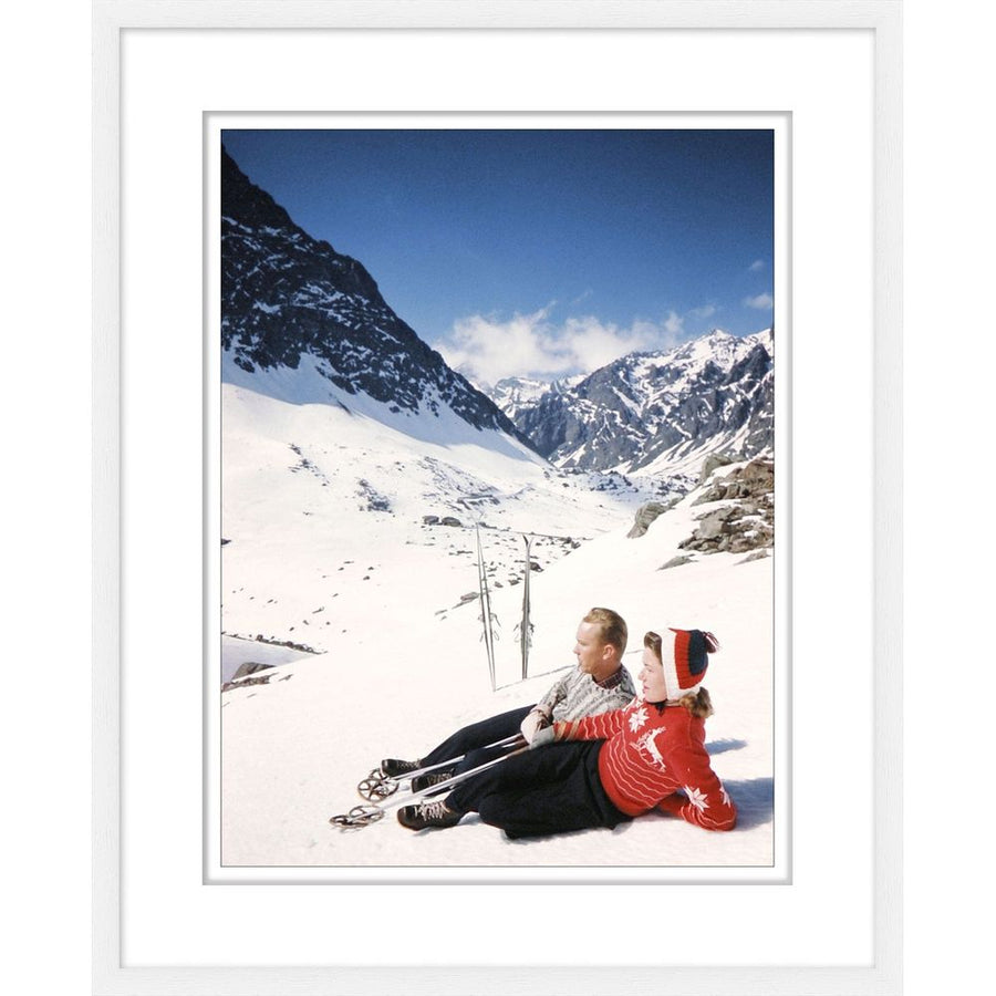 Wall Art Blue Sky Ski 2