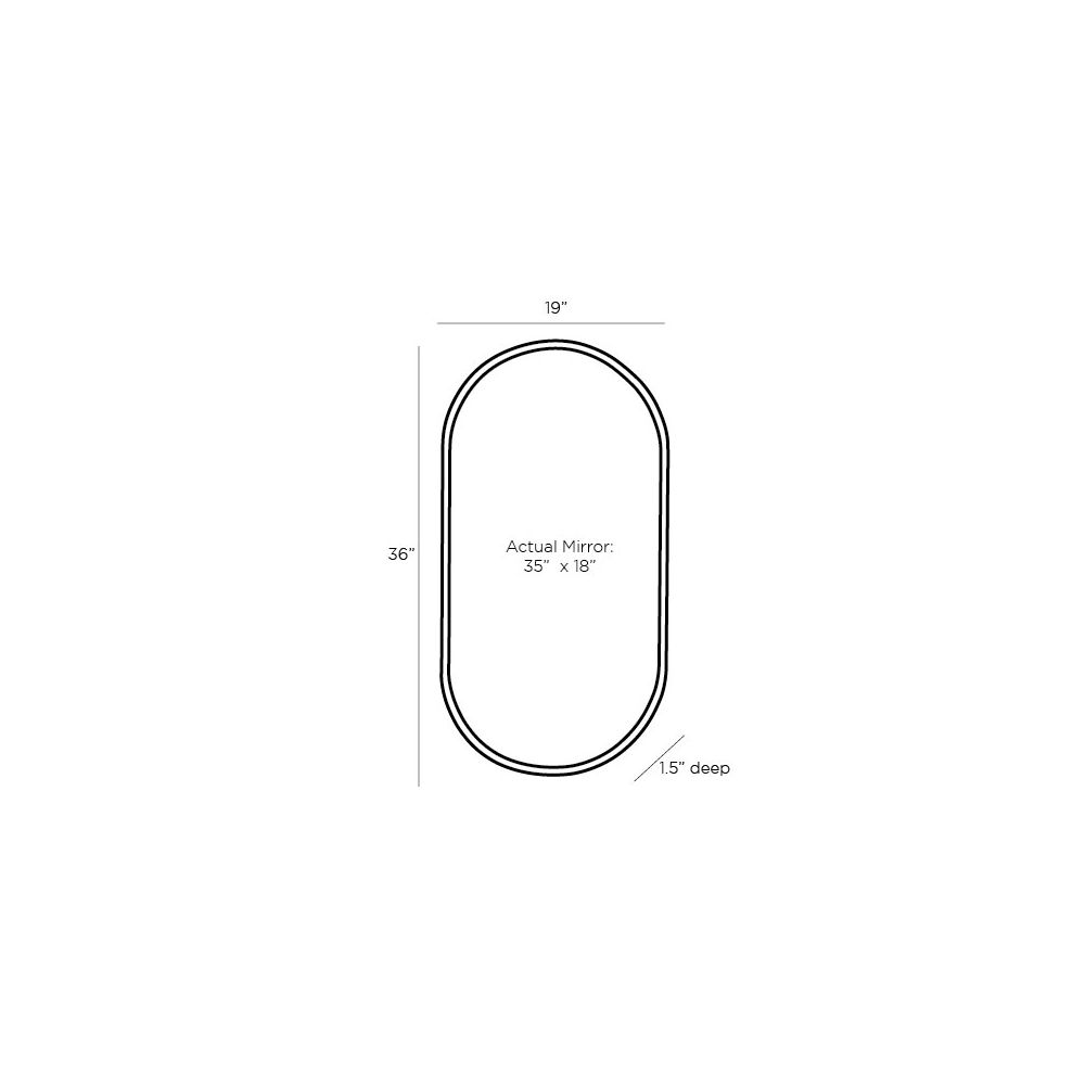 Jaron Small Mirror - Gold