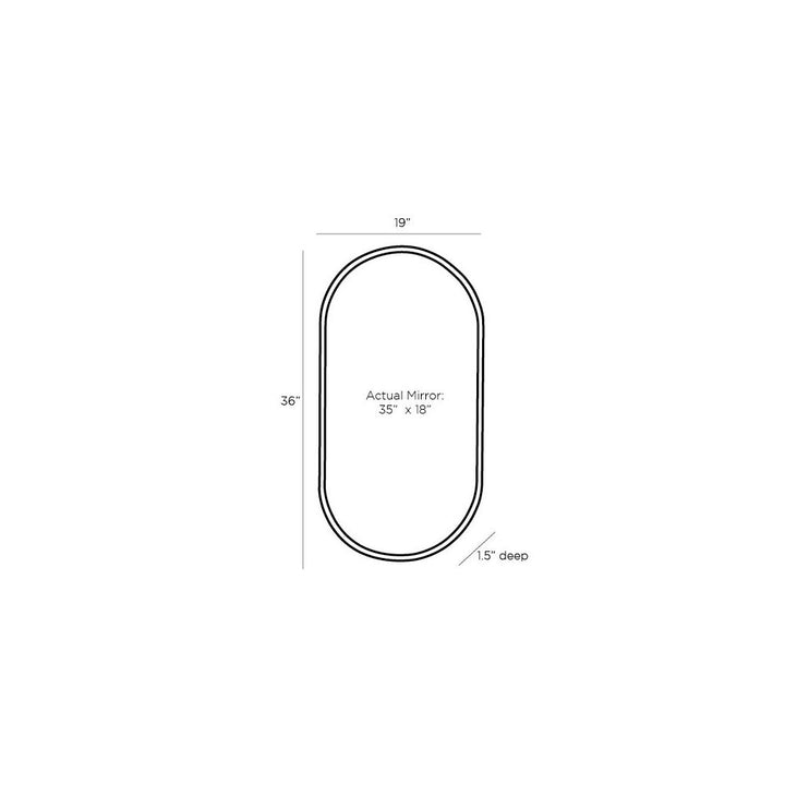 Jaron Small Mirror - Silver