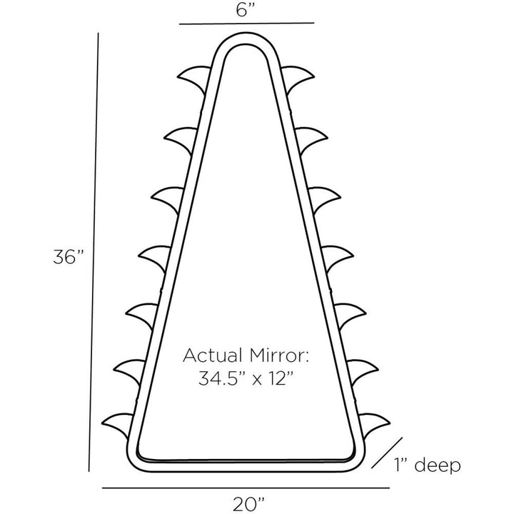 Solano Mirror - Gold
