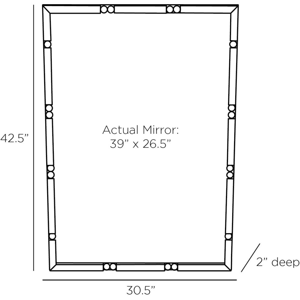 Anayka Mirror - Black