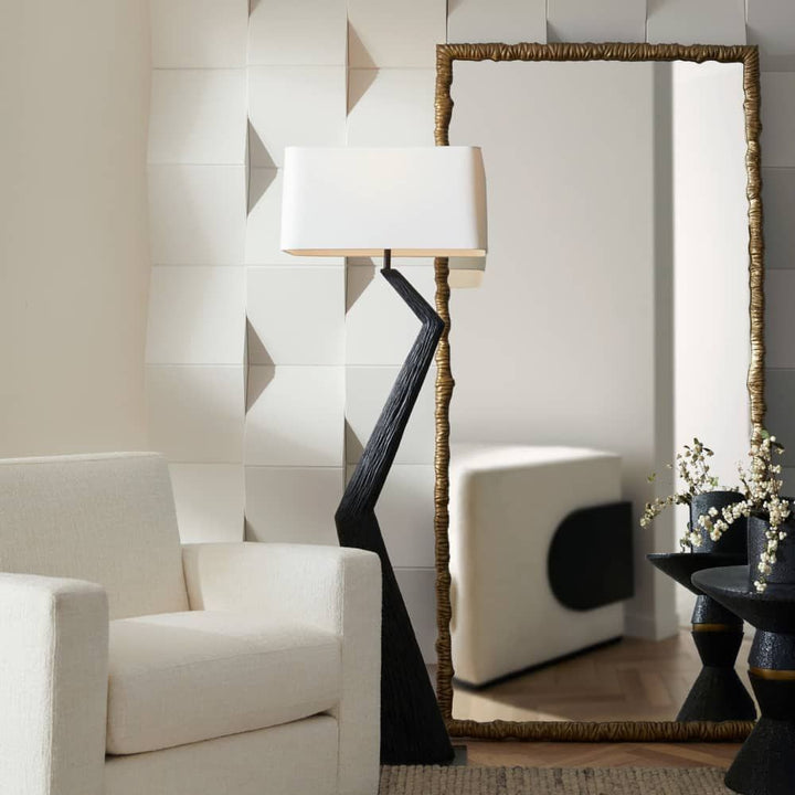 Standing Mirrors Allegra Floor Mirror - Gold