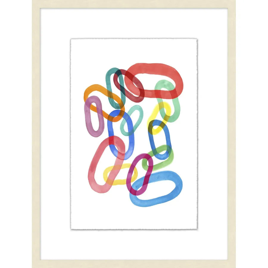 Wall Art Colored Loops
