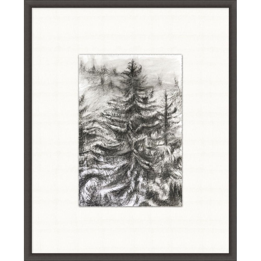 Wall Art Charcoal Pines 2