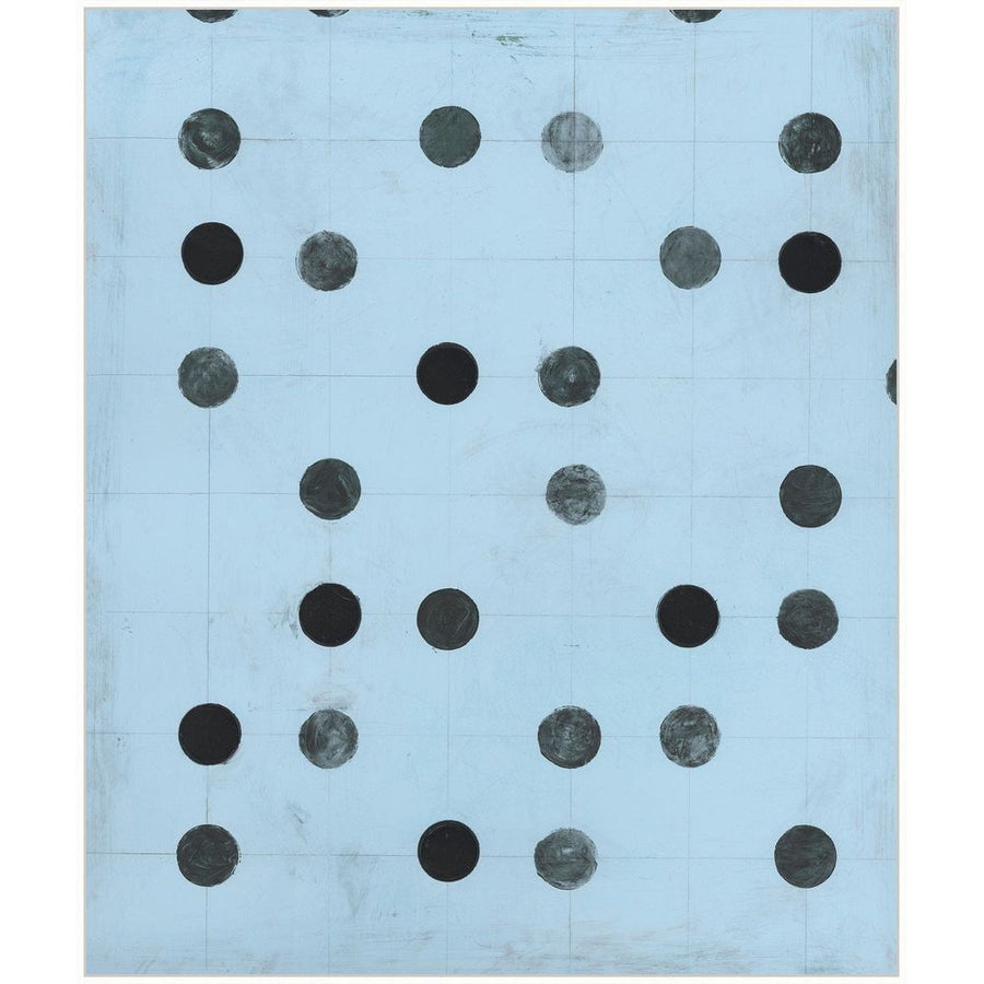 Wall Art Syncopated Grid Blue