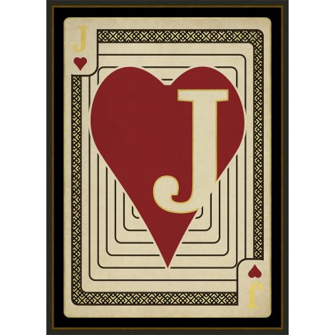 Playing Card-Wendover-WEND-WVT1898-Wall ArtJack-2-France and Son