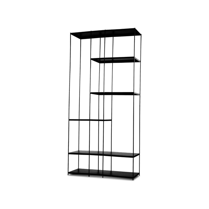 Bookcases & Etageres Etta Tall Bookshelf Black Black Powder Coated Steel Frame